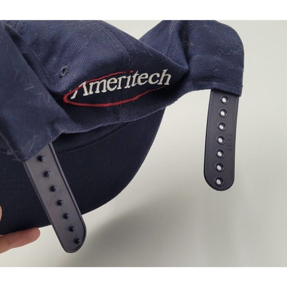 Vintage Ameritech Trucker Hat Snapback Blue One Size Fits All - Picture 8 of 8